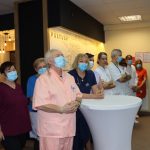 Uczestnicy uroczystości w Szpitalu Powiatowym Gajda-Med