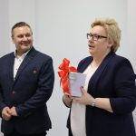 Anna Kmiołek-Gizara Dyrektor ZSZ im. J. Ruszkowskiego oraz Wicedyrektor Paweł Kiela