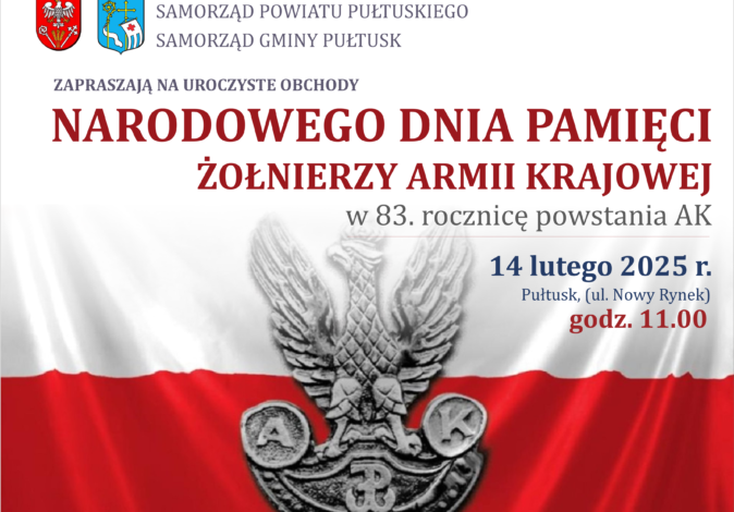 Narodowy Dzień Pamięci Żołnierzy Armii Krajowej – zaproszenie na uroczystość