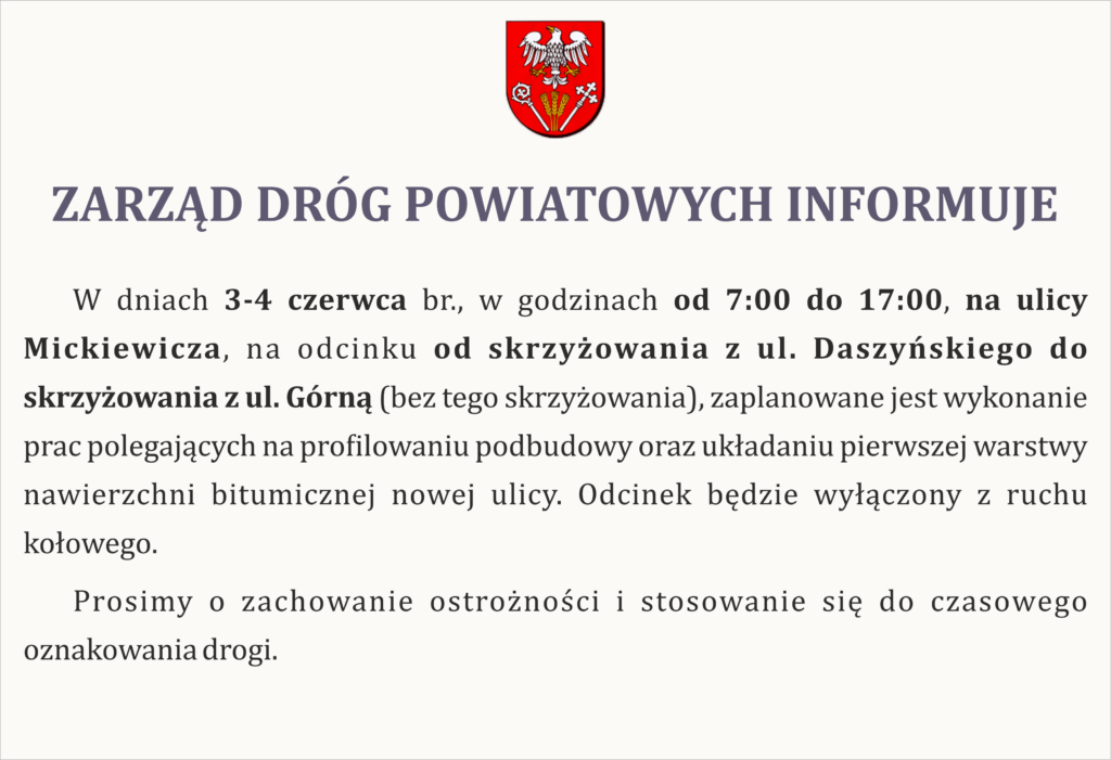 ZDP informuje