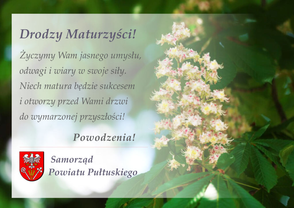 Powodzenia Maturzyści!