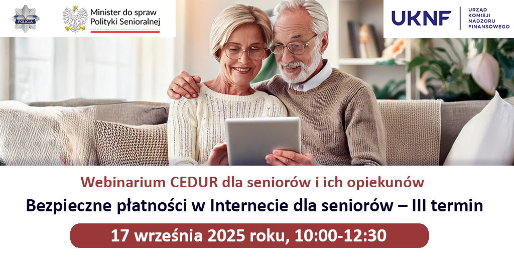 Webinar dla seniorów i ich opiekunów