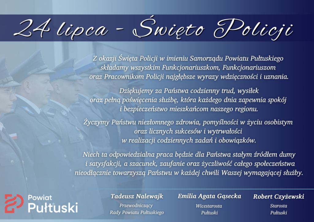 Życzenia-Święto Policji 2026