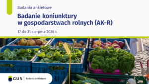 Badanie koniunktury w gospodarstwach rolnych